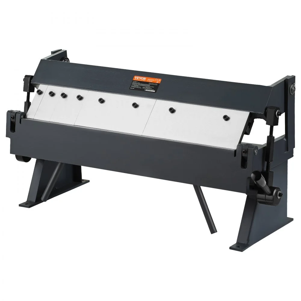 Summer Sale
VEVOR Box and Pan Brake, 24-Inch, 0-130 Degrees Sheet Metal Bending Brake, Portable Metal Bender with 20 Gauge Low Carbon Steel 14 Gauge Aluminum Capacity, 5 Adjustable Fingers for Metal Bending