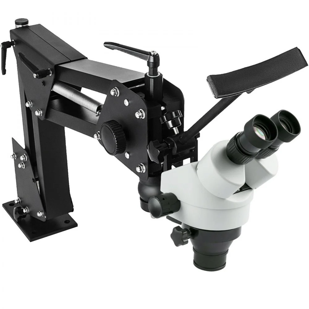 Summer Sale
VEVOR Micro Inlaid Mirror Multi-Directional Microscope with Spring Bracket Multi-Directional Micro-Setting Microscope Microscope Gem Diamond Setting Machine with Stand Jewelry Tools 7X-45X