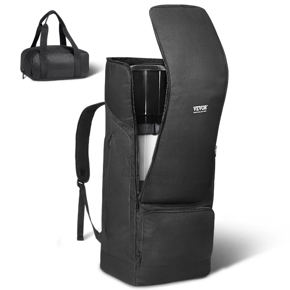 VEVOR Telescope Case, 29.9", Telescope Storage Backpack with Secure Strap, Pockets and Cozy Shoulder Traps, Shock-Absorbent Telescope Carrying Case for Optical Tube & Tripod, Counterweight Pocket