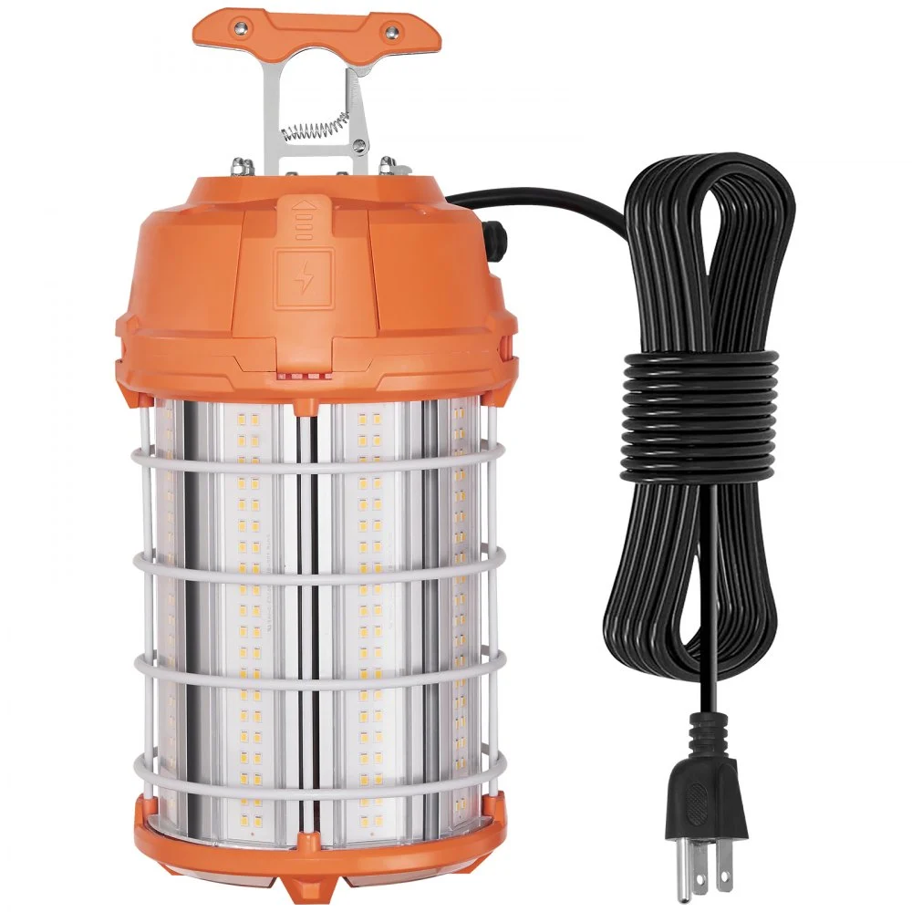 VEVOR LED Portable Work Lamp, 150W, 20000lm, 5000K Durable & Water-Resistant, Linkable up to 6 Units, Ceiling or Stand Job Site Illumination for Both Indoor & Outdoor Use