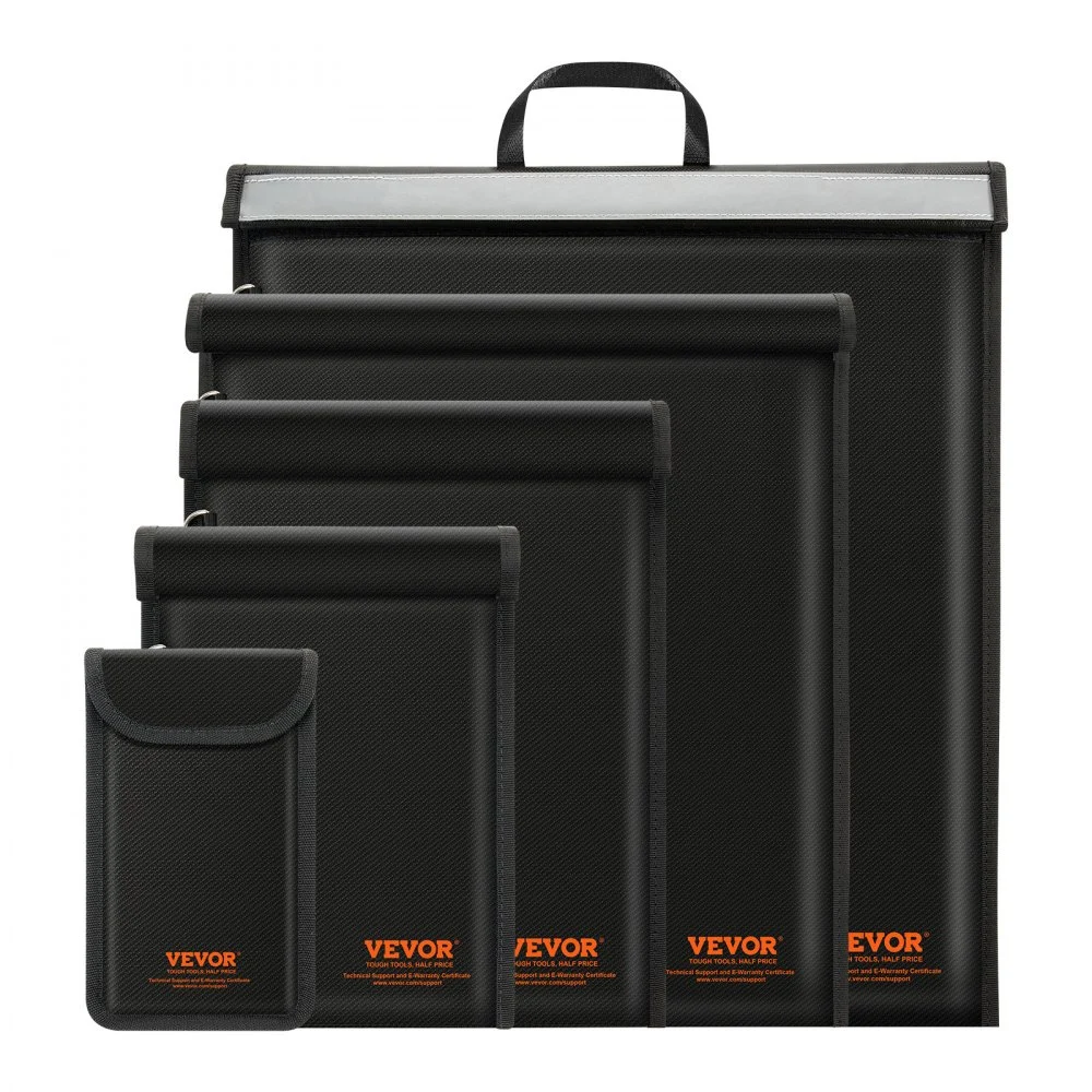 Clearance
VEVOR Faraday Bag, 4 Pack Faraday Pouch Set for Laptop(16.9x15"), Tablet(13x10.2"), Phone(7.87x4.7") & Radio(10.6x7.8"), Fireproof Signal Blocking Holder Faraday Pouch for Anti-Theft & Anti-Hacking