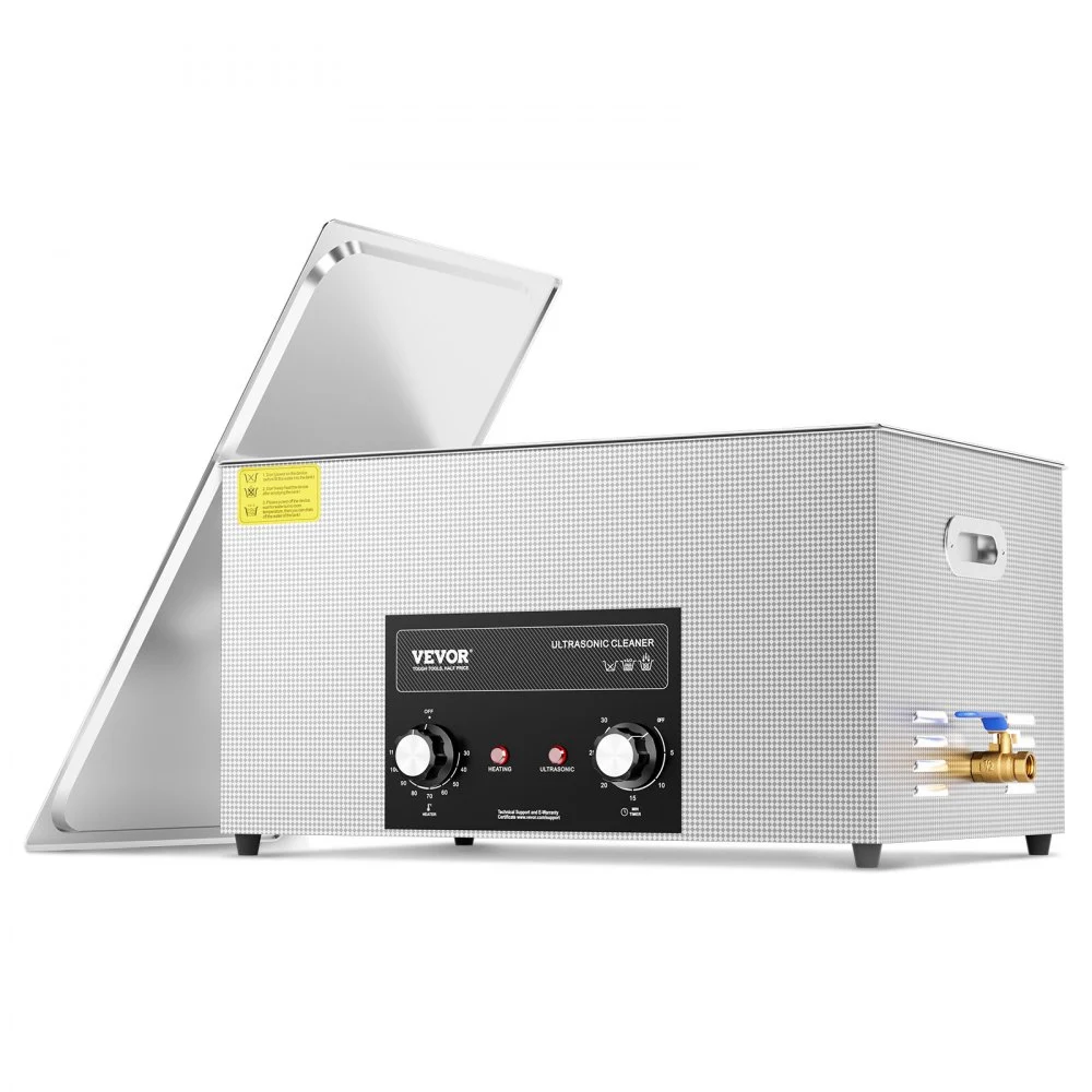 Summer Sale
VEVOR 22L Ultrasonic Cleaner with Heater Timer & Basket, Professional Digital Sonic Cavitation Machine, 480W Cleaning Machine for Lab Tools, Metal Parts, Carburetor, Brass, Auto Parts, Engine Parts