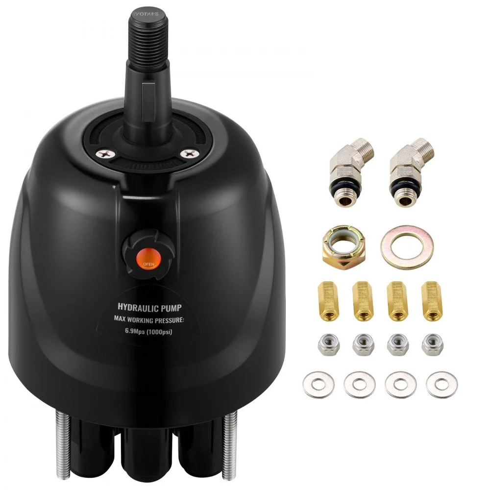 Summer Sale
VEVOR Outboard Hydraulic Steering Pump Helm 300 HP Hydraulic Pump HH5271-3 for Cruisers Runabouts Boats