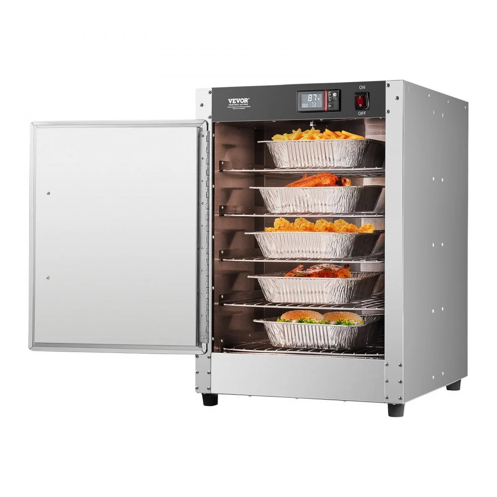 Summer Sale
VEVOR Hot Box Food Warmer, 5-Tier Concession Warmer with Water Tray, 5 Pans, Single-door and Adjustable Shelves, Stainless Steel Food Warmer Cabinet, Ideal for Storing Pizza, Chicken, Restaurant