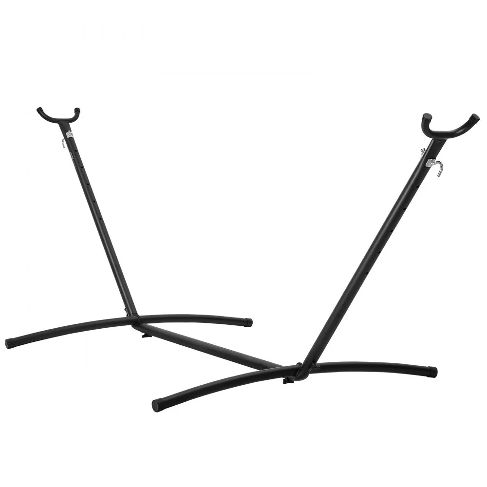 VEVOR Portable Hammock Stand, 450lbs Capacity Steel Hammock Stand for 2 Person, Heavy Duty Adjustable Hooks Hammock Frame Fits 10-13 ft Hammocks, Space Saving with Carrying Bag for Outdoor or Indoor
