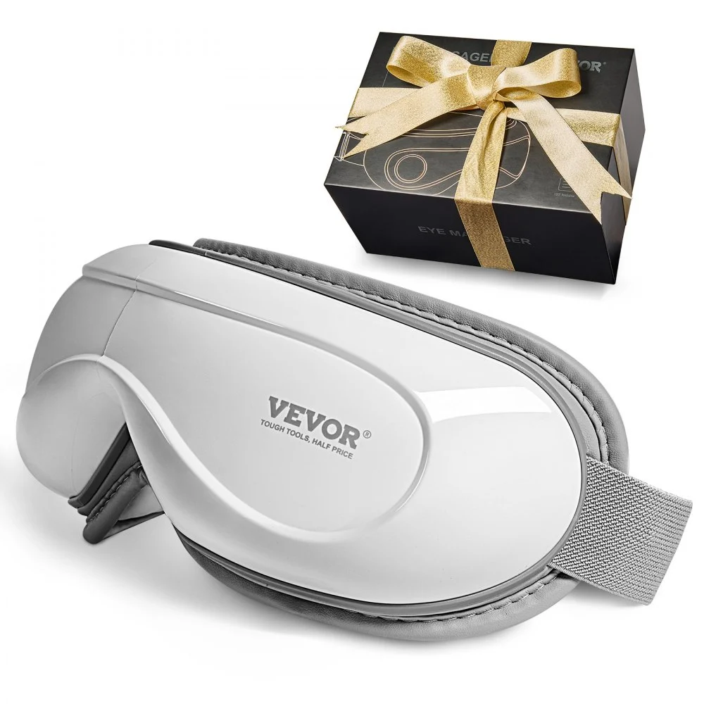 Clearance
VEVOR Eye Massager with Heat, Heated Eye Massage Mask with 5 Modes and Bluetooth Music, 180° Foldable Eye Care Massager for Migraines, Eye Strain, Dark Circles, Ideal Gift for Mom/Dad, White