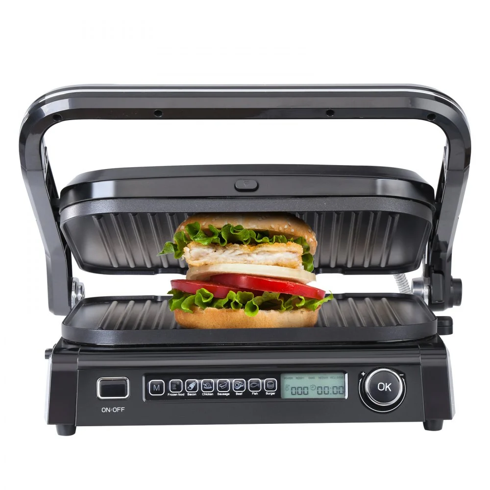Summer Sale
VEVOR 7 IN 1 Commercial Electric Griddle, 14.4" 1800W Indoor Countertop Grill, Stainless Steel Restaurant Teppanyaki Grill with Non Stick Iron Cooking Plate, 0-446℉ Adjustable Temp Control 110V