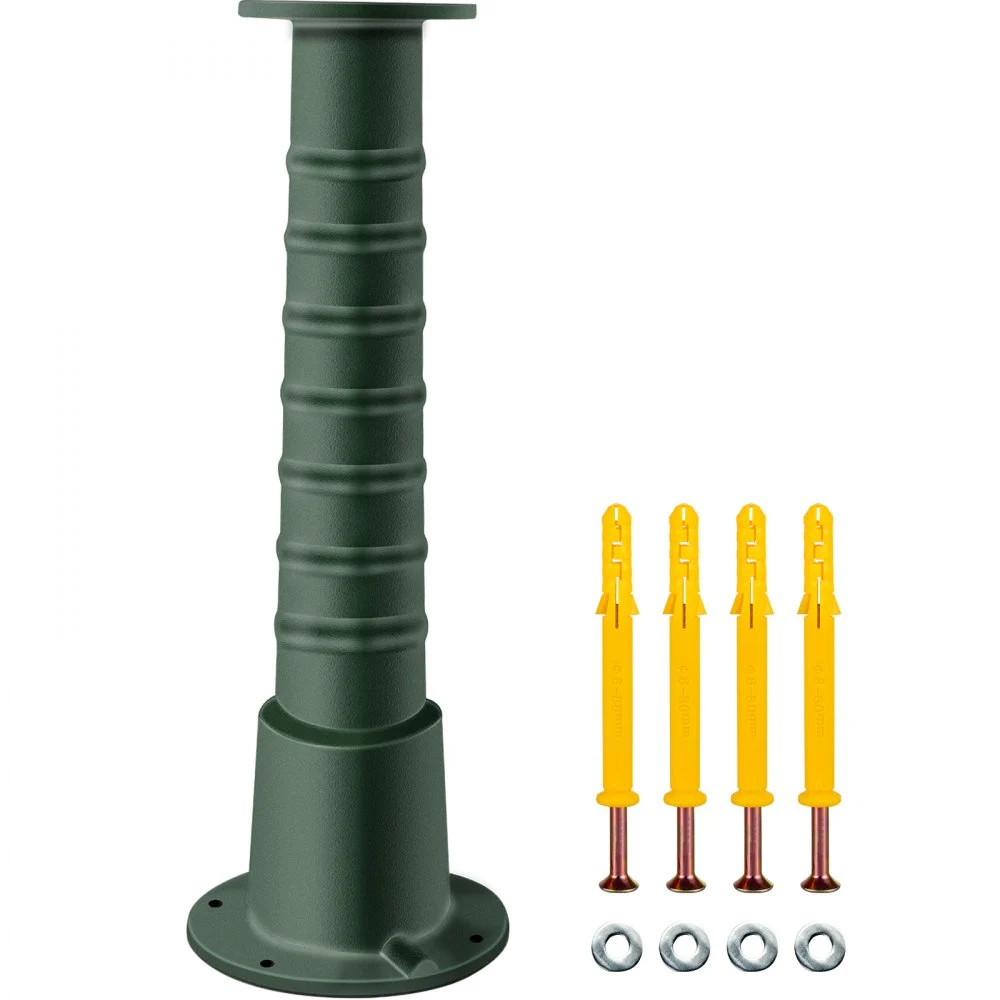 VEVOR Antique Hand Water Pump Stand Pitcher Pump Stand Cast Iron Well Pump Stand with Pre-set 0.5" Holes for Easy Installation Old Fashion Pitcher Hand Pump Stand for Home Yard Pond Garden Outdoors G