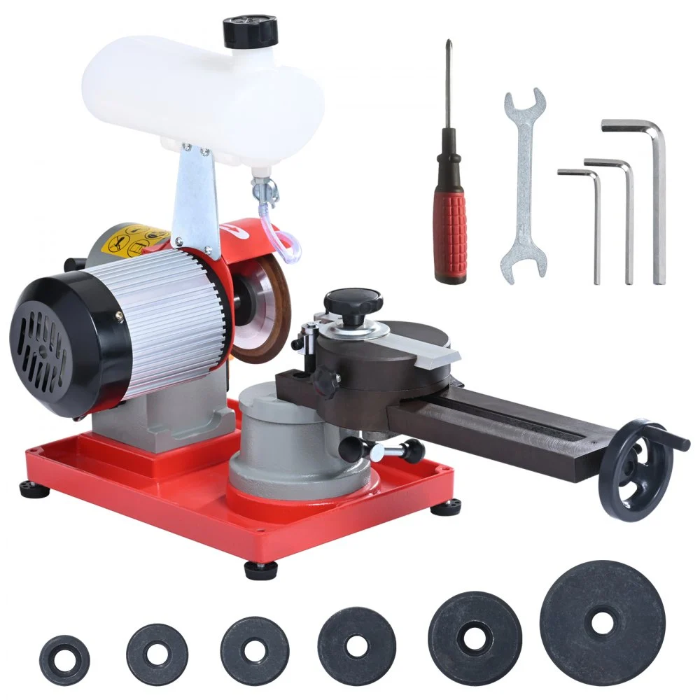 Summer Sale
VEVOR Circular Saw Blade Sharpener, 370W Saw Blade Grinding with Water Injection, Water Injection Circular Saw Blade Sharpening & 6 Saw Centerings, 5-inch Grinding Wheel for Carbide Tipped Saw Blades