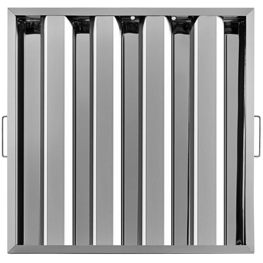 Summer Sale
VEVOR Pack of 6 Hood Filters 19.5W x 19.5H Inch, 430 Stainless Steel 4 Grooves Commercial Hood Filters, Range Hood Filter for Grease Rated Commercial Kitchen Exhaust Hoods