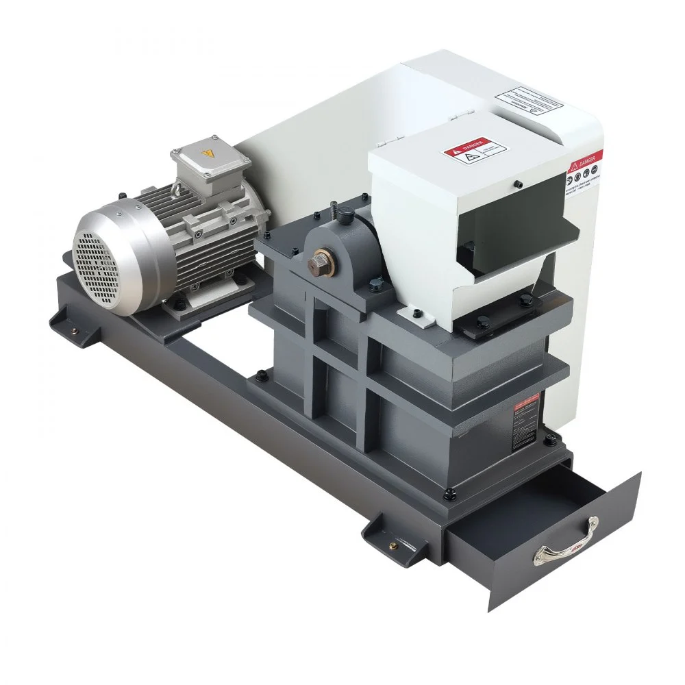 VEVOR Jaw Crusher Machine, 2.2KW High Power Rock Stone Crush Machine, 6.10 x 5.12 inch Feeding Port, 1740 RPM Speed Stone Shatter Grinder, Electric Stone Shatter 220V, for Rock Coal Glass Bottle