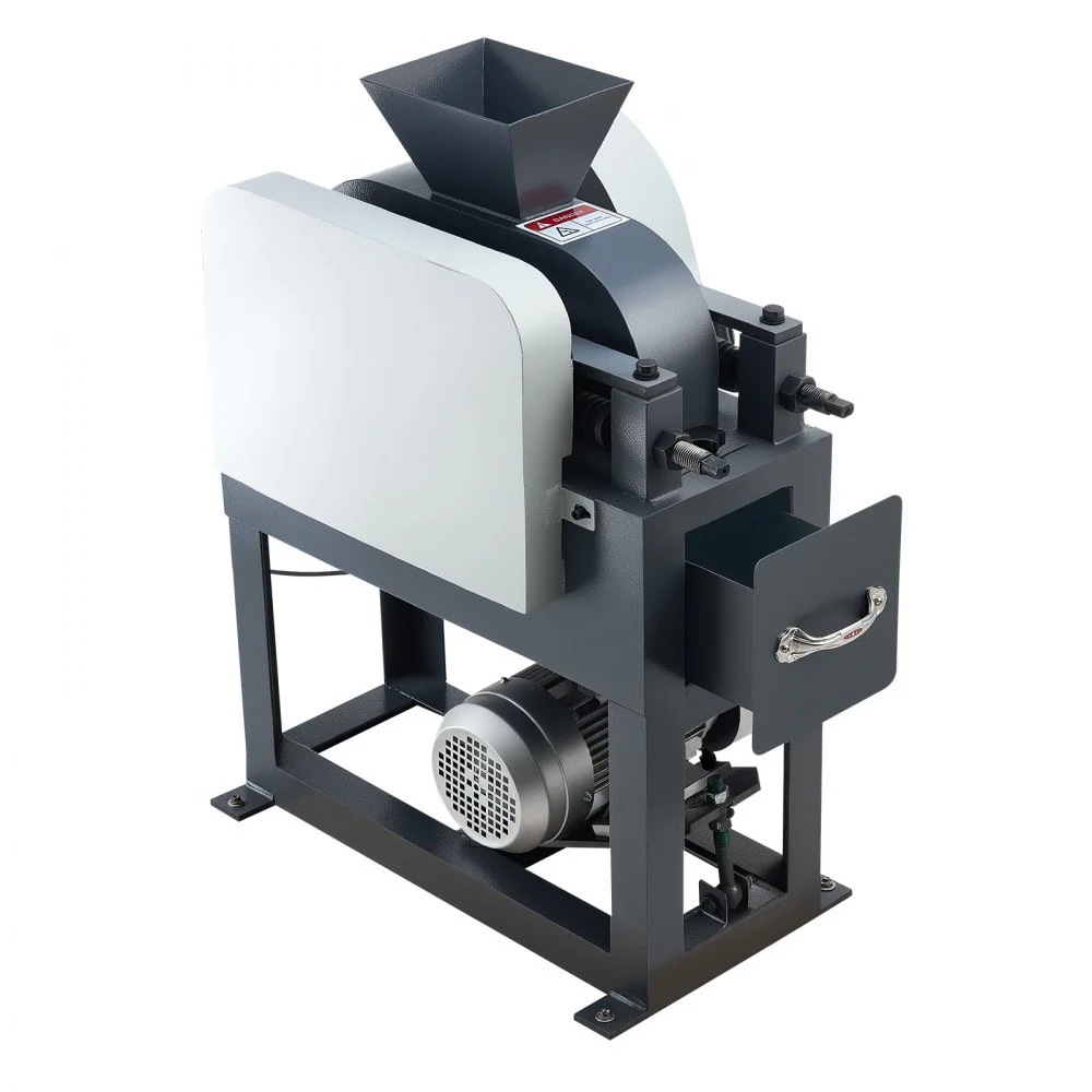 Summer Sale
VEVOR Rock Crusher, 220V Double Roller Crushers, Industrial Shredder with 2.56x0.59 inch Dual Feed Inlets, 1740RPM Speed Stone Grinder Rock Crusher, 1.5KW Electric Shatter Pulverizer, 860kg/h Crushing