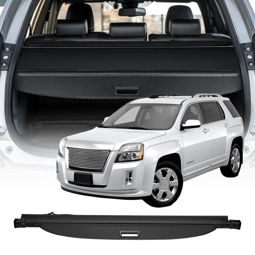 Clearance
        
               VEVOR Retractable Cargo Cover, Carbon Fiber Texture Trunk Cover, Anti-Peeping Luggage Privacy Shield, Seamless Fixation Shade, Extended Version for GMC Terrain & Chevrolet Equinox 2018-2024 5-Seater
