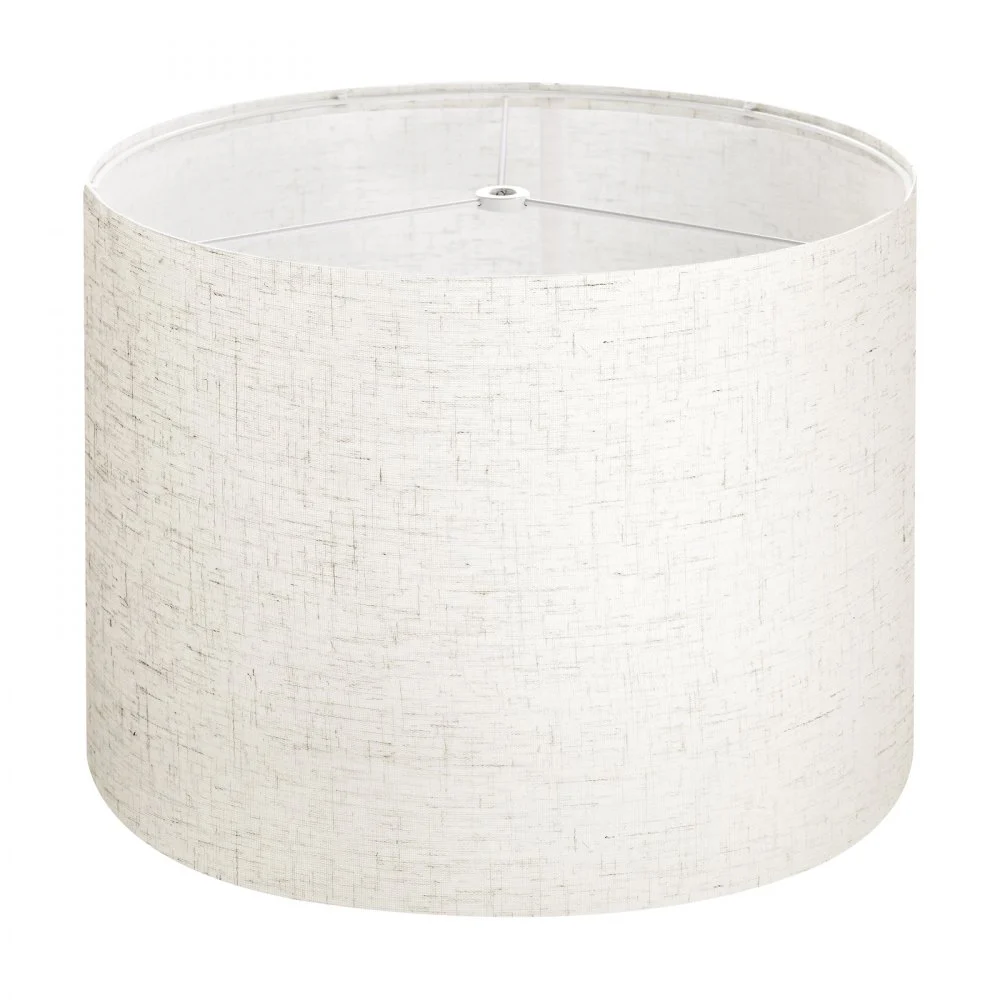 VEVOR Drum Lamp Shade, 13 in Top x 13 in Bottom x 10 in High, Medium Drum Linen Lampshade, Replacement Lamp Shade for Table Lamps Floor Lamps Pendant Lights, Easy Assembly Required (Light Linen)