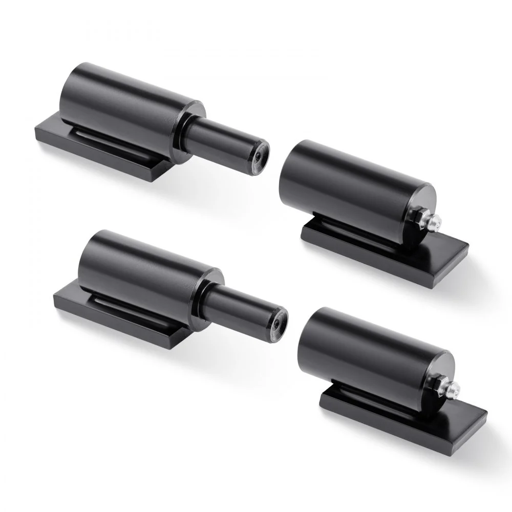 VEVOR Heavy Duty Gate Hinges, 2-Pack 7-Inch Barrel Gate Hinge, Weld On Hinges 900 lbs Load Capacity for Swing Trailer Gates, Grease Zerk Fitting & Internal Ball Bearings for Smooth Operation