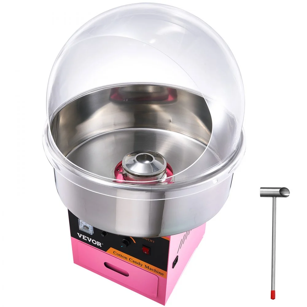 Summer Sale
VEVOR Electric Cotton Candy Machine, 1000W Candy Floss Maker, Commercial Cotton Candy Machine with Stainless Steel Bowl, Sugar Scoop, and Cover, Perfect for Home Kids Birthday, Family Party Pink