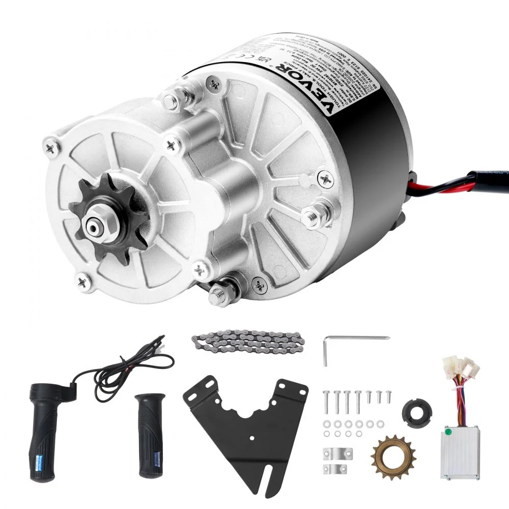 Clearance
VEVOR 250W Electric Powerful DC Motor Kit - 24V 2700rpm Brushed Motor with Upgraded Speed Controller, Throttle Grip Kit for Go Karts E-Bike Motorcycle Scooter