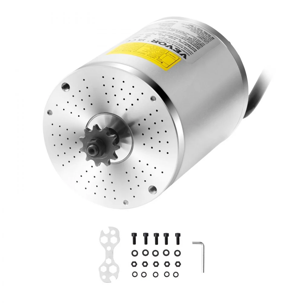 VEVOR 3000W Electric Brushless DC Motor, 60V 4800rpm Go Kart Electric Motor, Electric Dirt Bike Motor Engine for E-Bike Motorcycle Scooter DIY