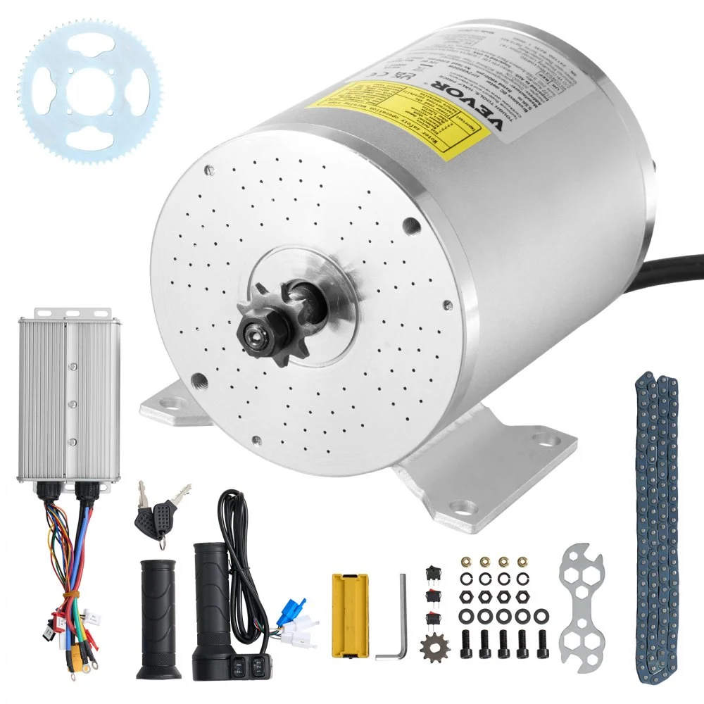 Summer Sale
VEVOR 3000W Electric Brushless DC Motor Kit - 72V 4900rpm Motor with Upgraded Speed Controller and Throttle Grip Kit for Go Karts E-Bike Motorcycle Scooter DIY