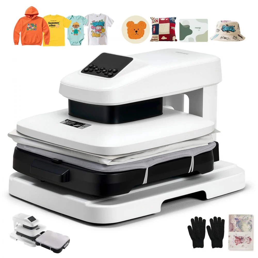 Summer Sale

        
               VEVOR Auto Heat Press Machine, 15 x 15 inch, T-Shirt Press Machine with Auto Release and Adjustable Pressure, Digital Display, Rapid Heating, for Sublimation, Vinyl, Heat Transfer Projects, White