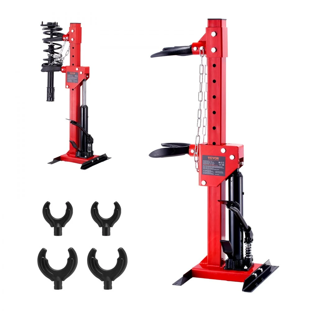 Summer Sale
VEVOR Strut Spring Compressor, 4.5 Ton/9920 LBS Hydraulic Jack Capacity, 1 Ton Rated Compression Force, Auto Strut Coil Spring Compressor Tool, Hydraulic Spring Compressor for Strut Spring Removing