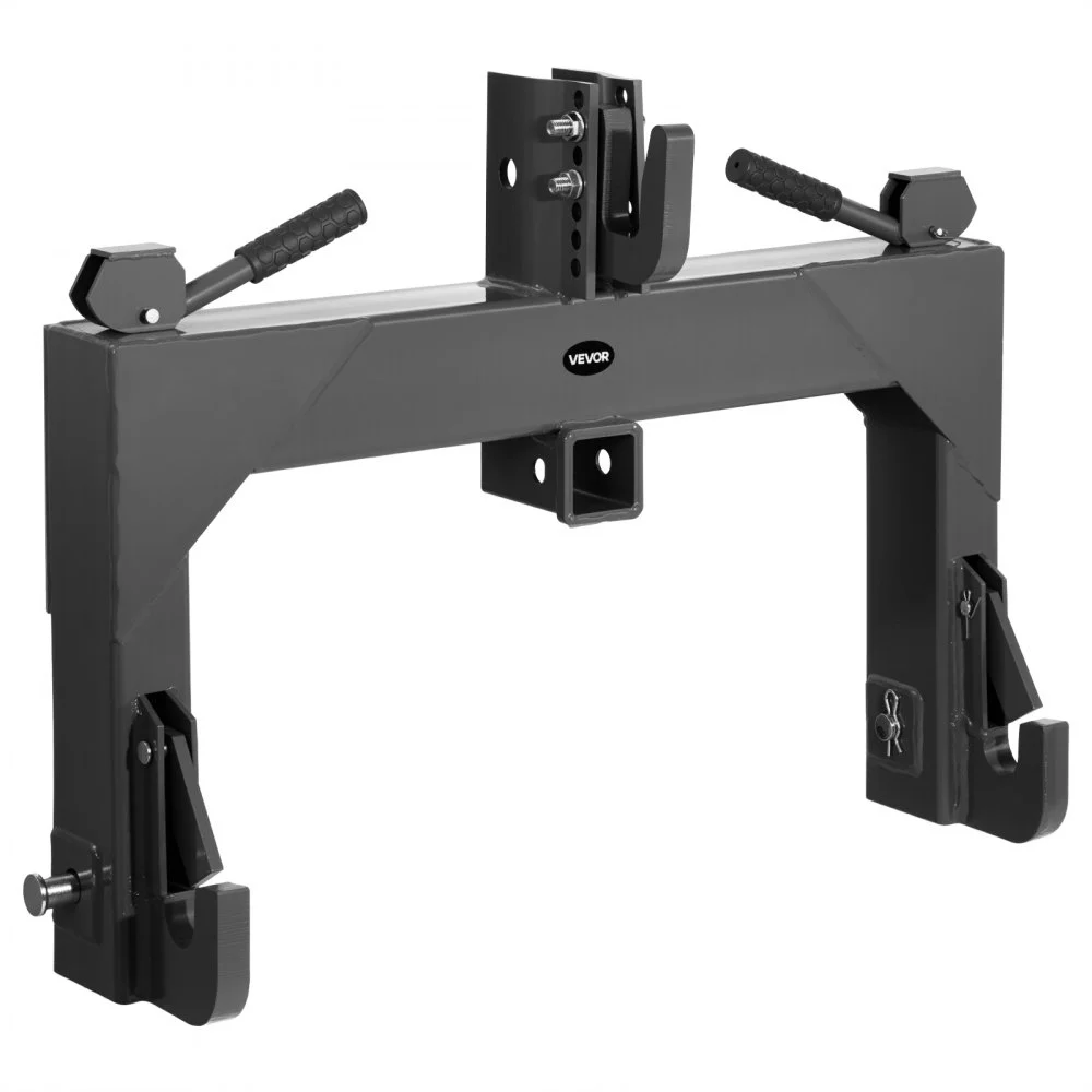 Summer Sale

        
               VEVOR 3-Point Quick Hitch with 2 in Receiver, 3000 Lbs Lift Capacity, 3-Pt Hitch with 5 Level Adjustable Bolt, Adaptation to Category 1 & 2 Tractor, Heavy Duty 3 Point Attachments, Black