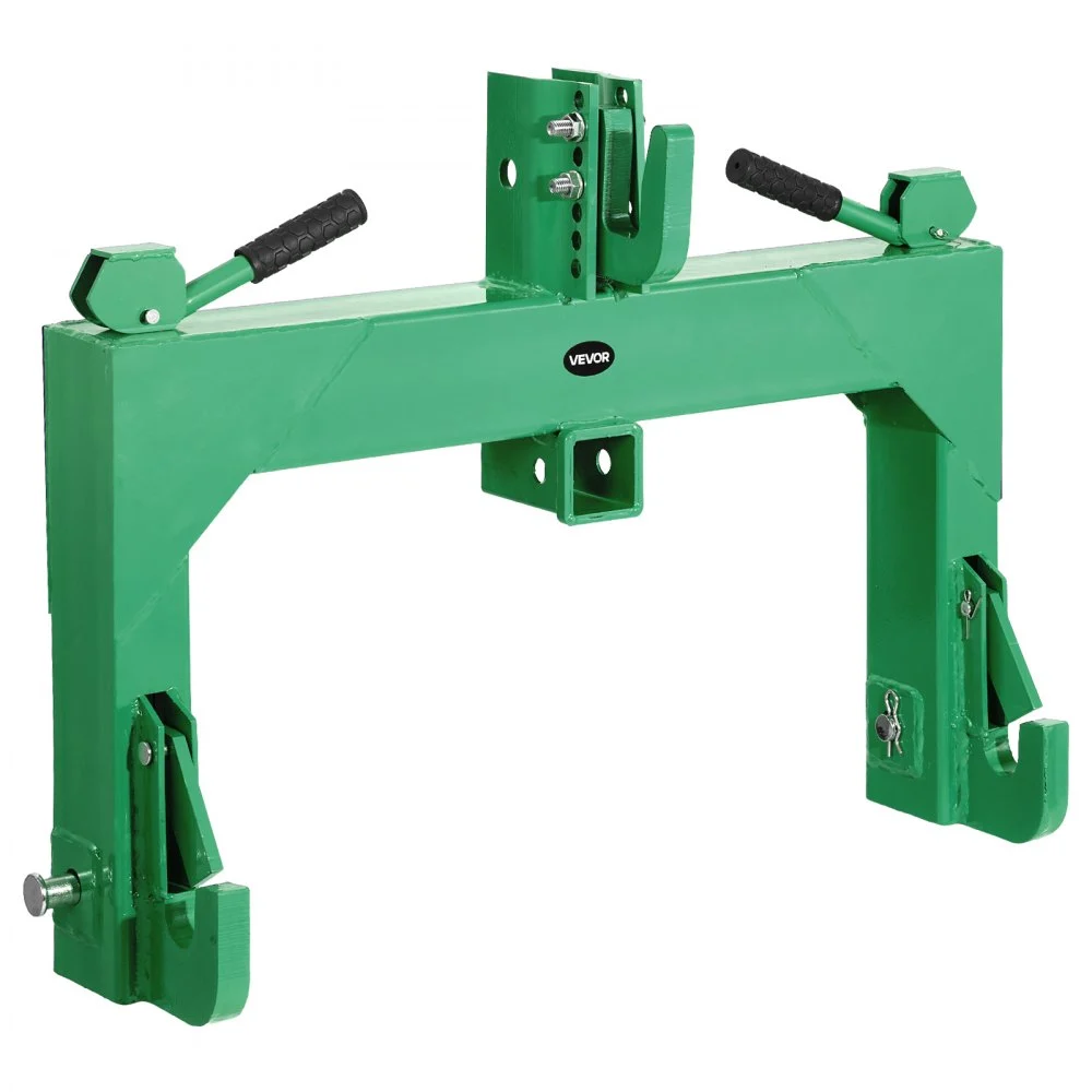 Summer Sale

        
               VEVOR 3-Point Quick Hitch with 2 in Receiver, 3000 Lbs Lift Capacity, 3-Pt Hitch with 5 Level Adjustable Bolt, Adaptation to Category 1 & 2 Tractor, Heavy Duty 3 Point Attachments, Green