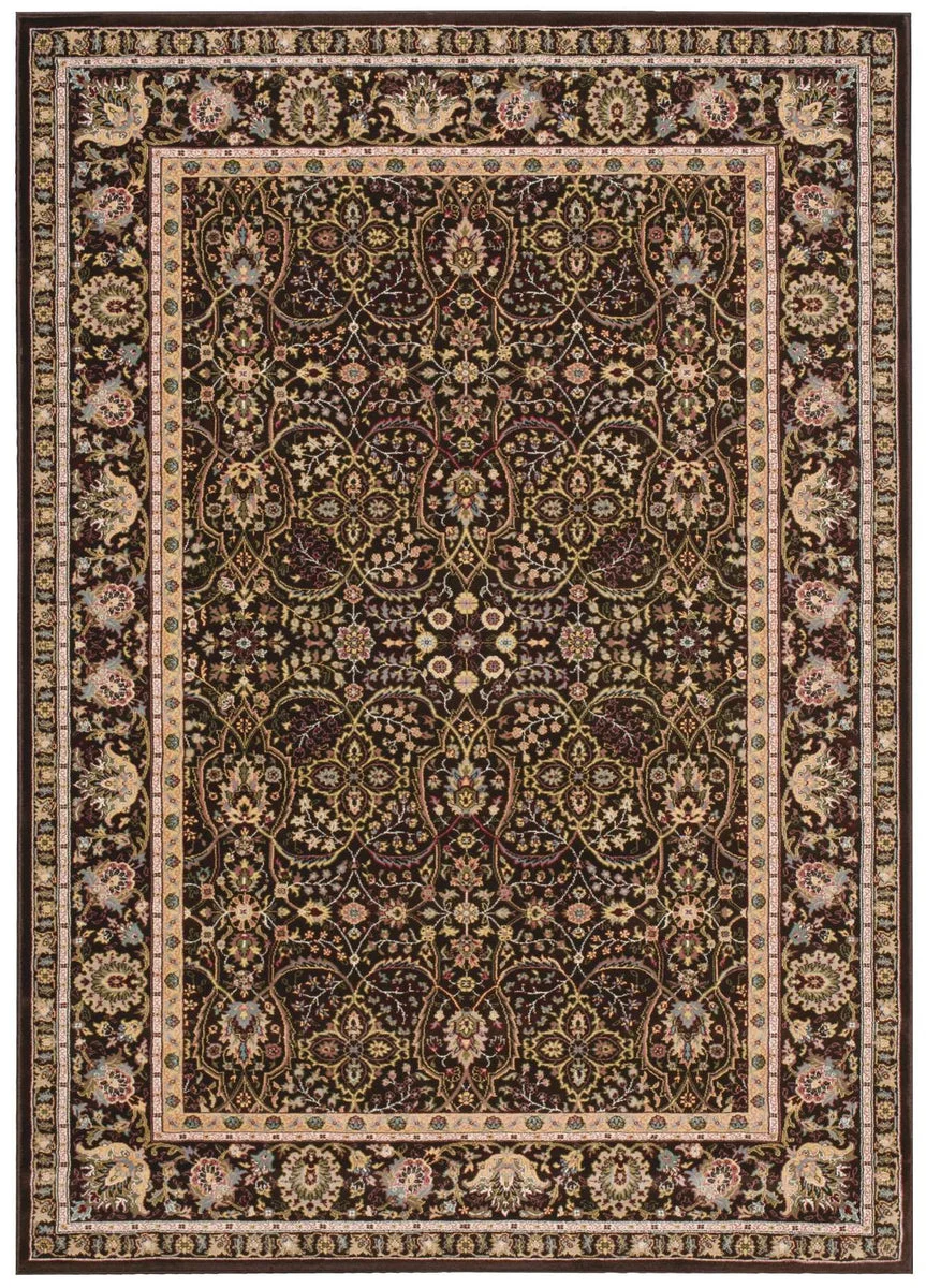 Nourison Antiquities Traditional Espresso Area Rug