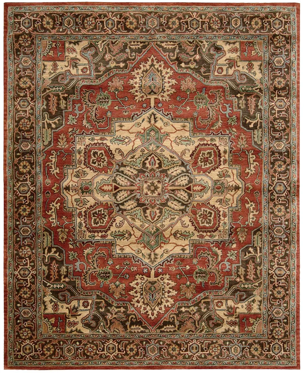 Nourison Jaipur Traditional Red Area Rug