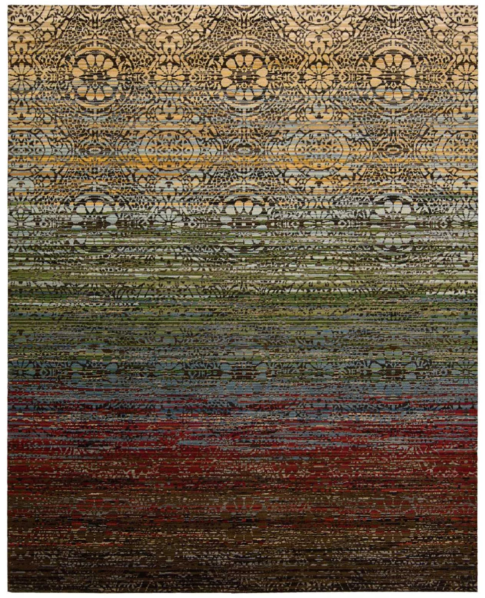 Nourison Rhapsody Transitional Multicolor Area Rug