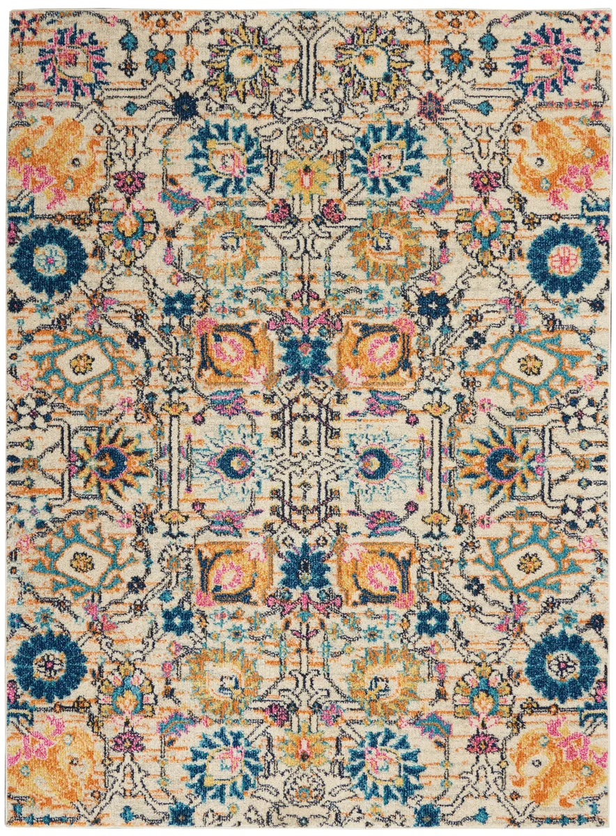 Nourison Passion Transitional Ivory/Multi Area Rug