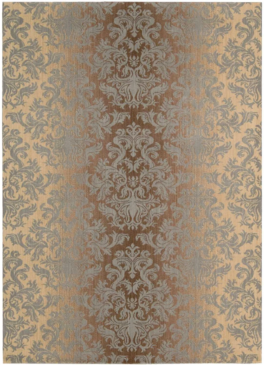 Nourison Riviera Transitional Mocha/Beige Area Rug