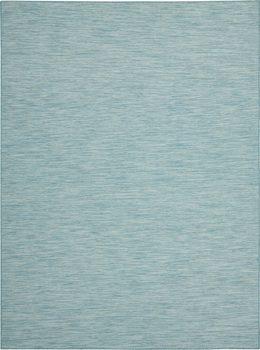 Nourison Positano Contemporary Aqua Area Rug