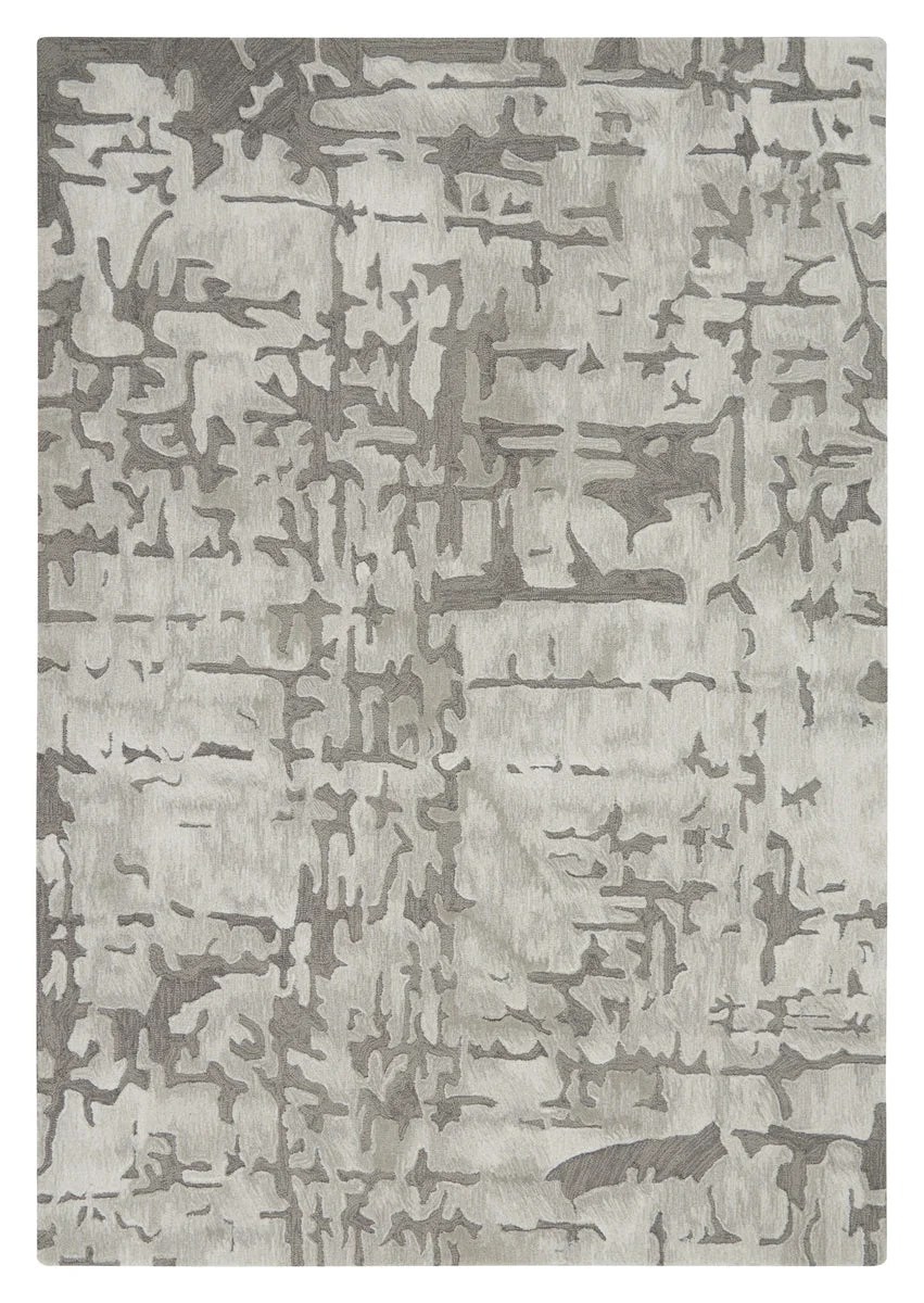 Nourison Symmetry Contemporary Ivory/Taupe Area Rug