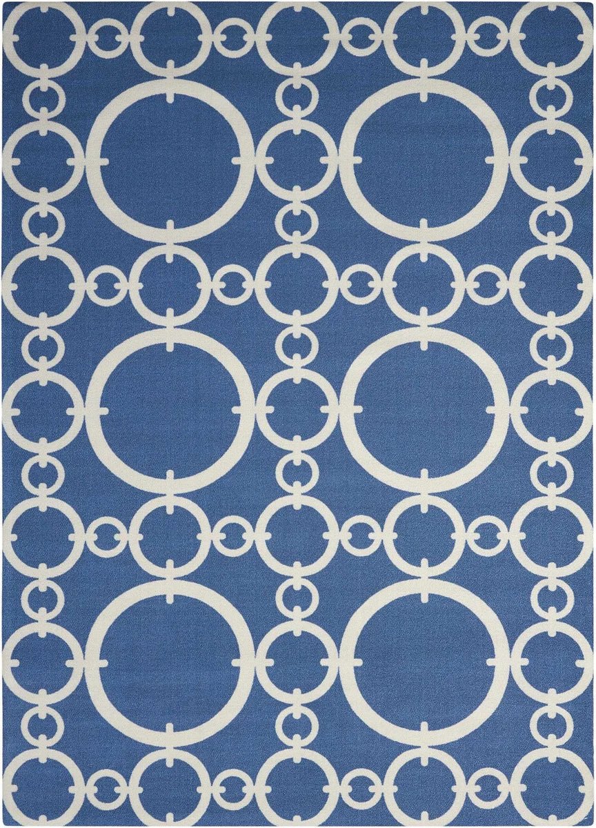 Nourison Sun N` Shade Transitional Navy Area Rug