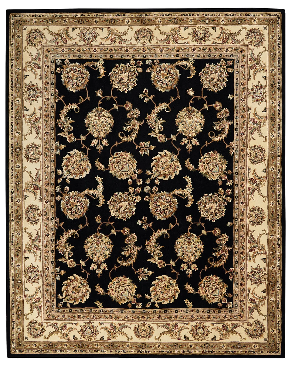 Nourison Nourison 2000 Traditional Black Area Rug