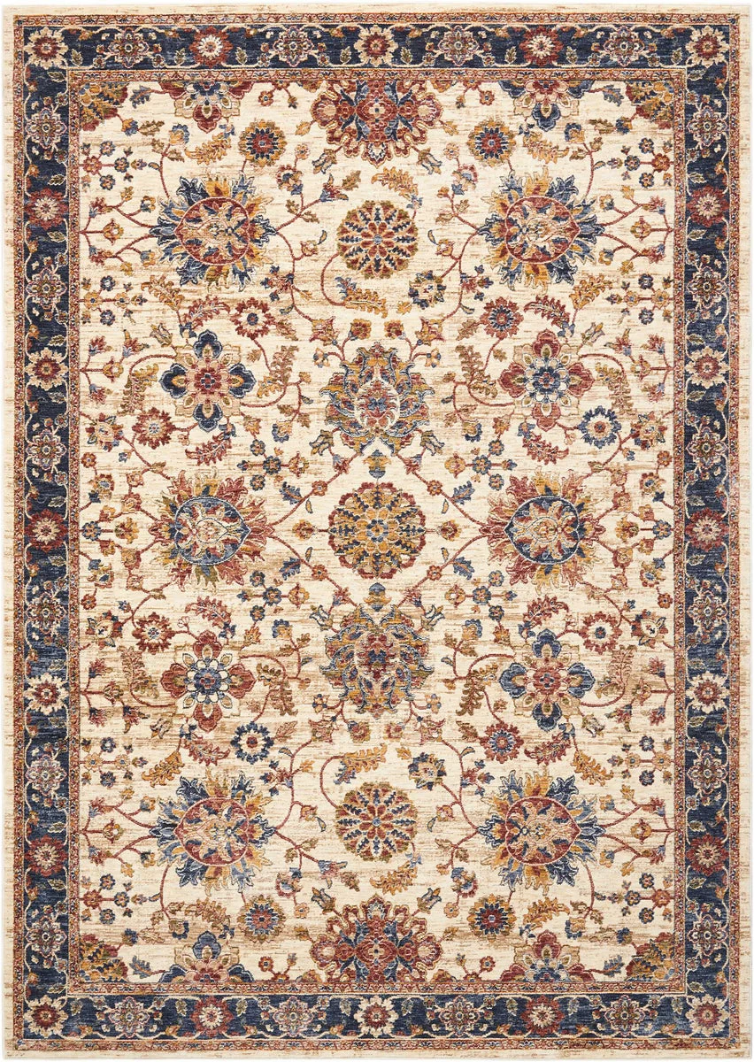 Nourison Reseda Traditional Cream Area Rug