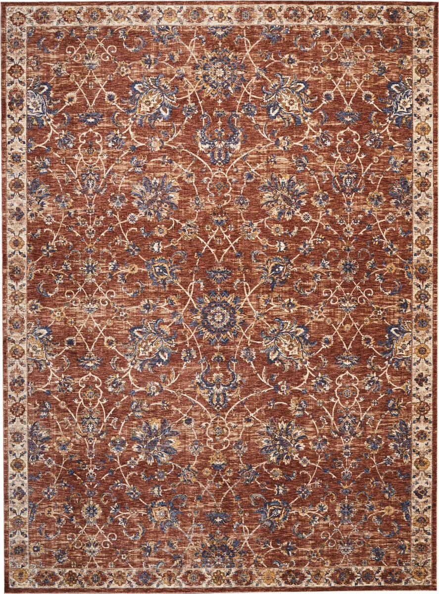 Nourison Reseda Traditional Brick Area Rug