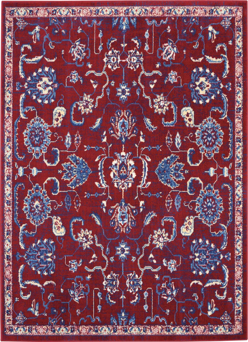 Nourison Grafix Traditional Red Area Rug