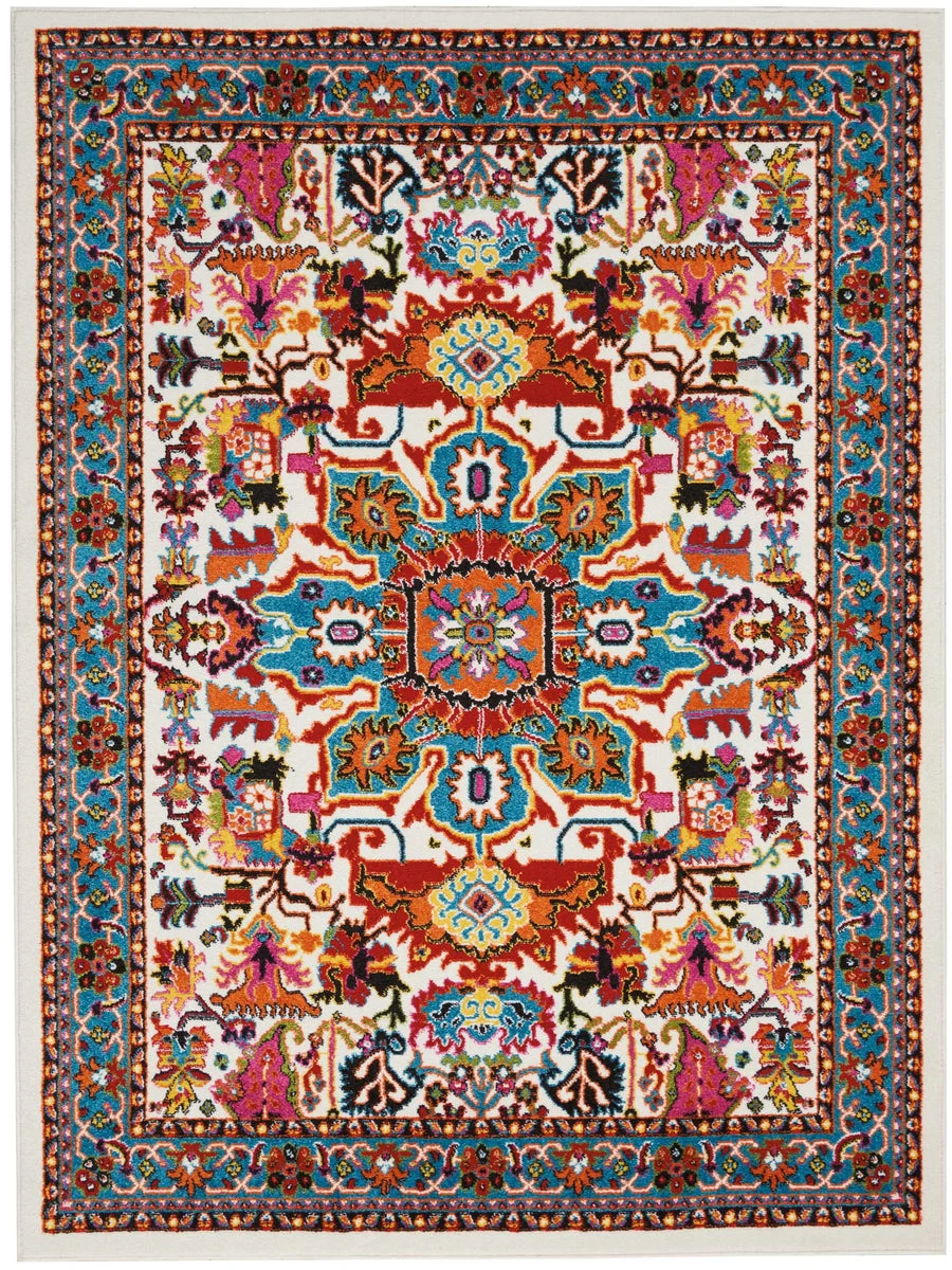 Nourison Oakdale Traditional Ivory Area Rug
