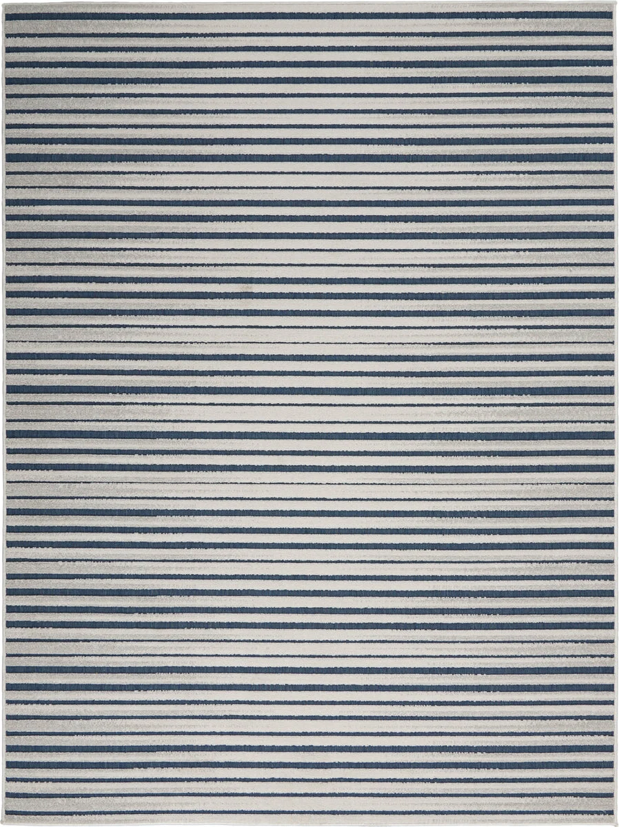 Nourison Calobra Contemporary Blue Area Rug